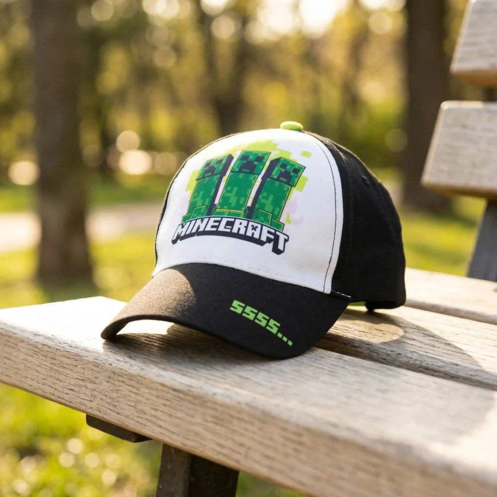Minecraft Creeper - Basecap Baseball Kappe - WS-Trend.de Steve Alex Zombie Mütze Jungen