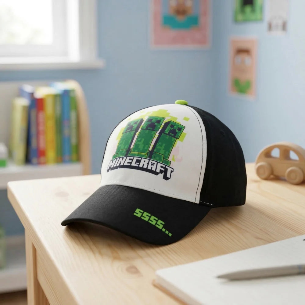Minecraft Creeper - Basecap Baseball Kappe - WS-Trend.de Steve Alex Zombie Mütze Jungen