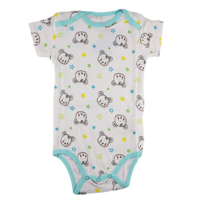 Baby 2er Pack kurzarm Body Strampler Jungen - WS-Trend.de Schlafanzug Gr. 68 - 92 kleiner Hai Bärchen