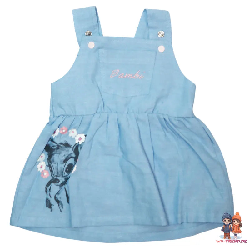 Disney Bambi Baby 2 tlg Set Bluse Kleid 100% Baumwolle - WS-Trend.de Gr. 62 - 92