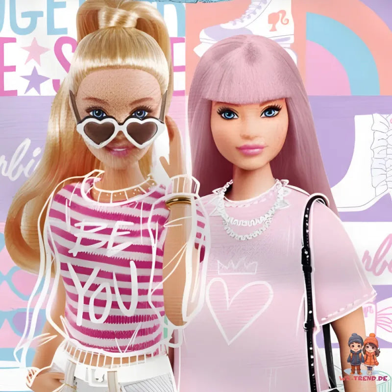 Barbie and Friends Kinder Poncho Badeponcho 100% Baumwolle - WS-Trend.de
