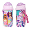 Barbie Kinder Sport Wasserflasche Trinkflasche Flasche Trinkhalm Griff 500 ml