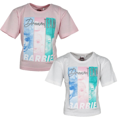 Barbie and Friends Mädchen T-Shirt kurzarm Shirt - WS-Trend.de Gr. 134-164 100% Baumwolle