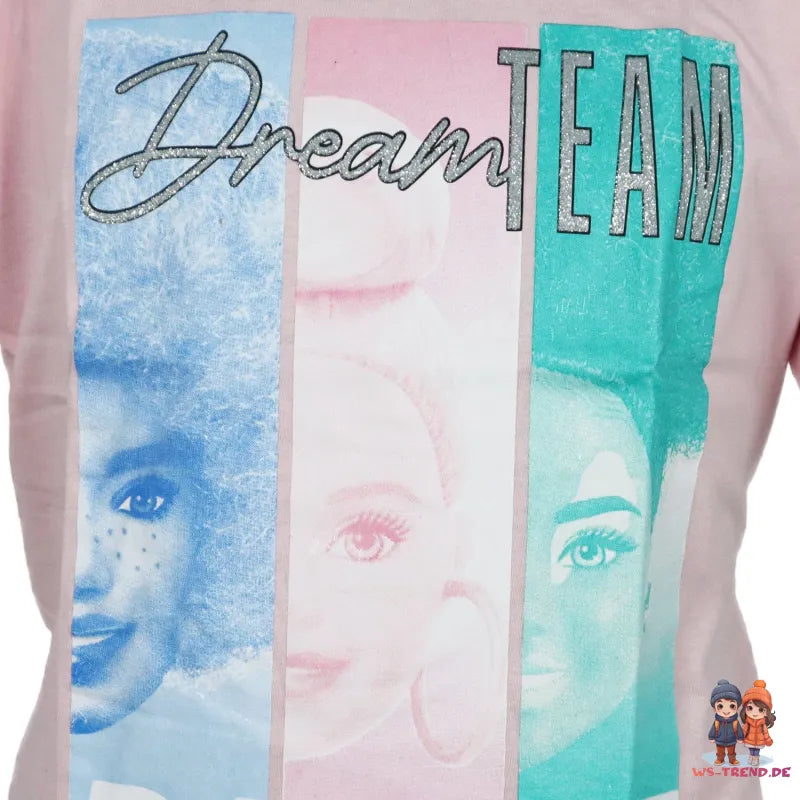 Barbie and Friends Mädchen T-Shirt kurzarm Shirt - WS-Trend.de Gr. 134-164 100% Baumwolle