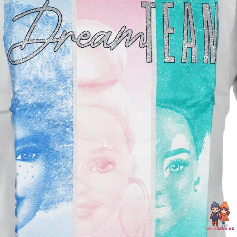 Barbie and Friends Mädchen T-Shirt kurzarm Shirt - WS-Trend.de Gr. 134-164 100% Baumwolle