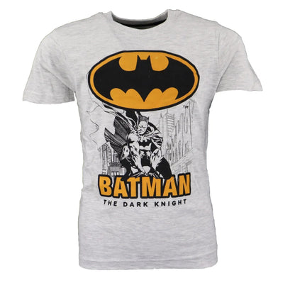 DC Comics BATMAN Kinder kurzarm Pyjama - WS-Trend.de Batman kurz Schlafanzug 104 bis 134 Weiß Grau