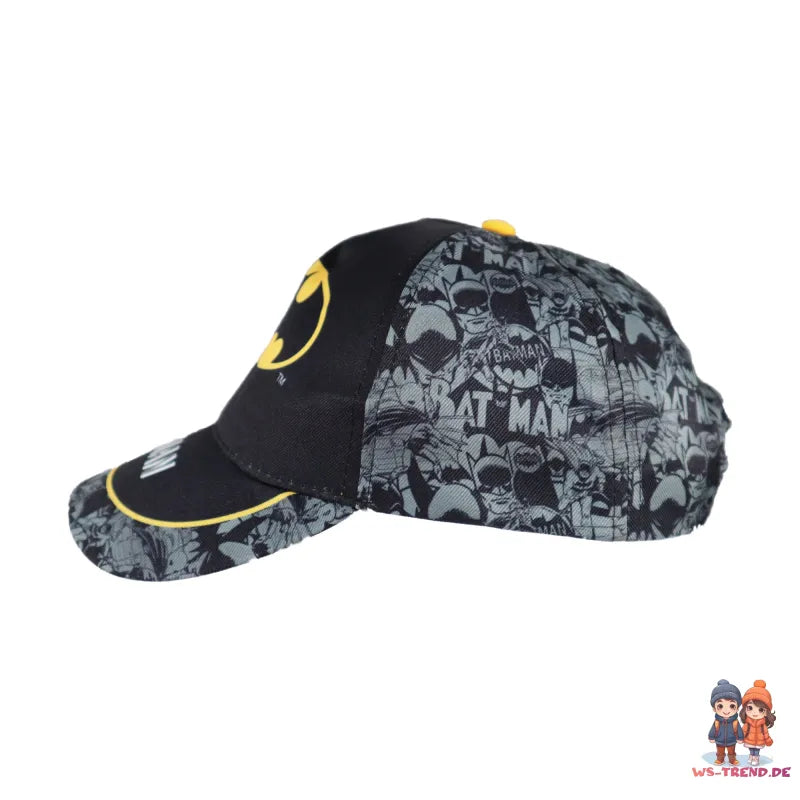 DC Comics Batman Classic Kinder Baseball Kappe - WS-Trend.de Jungen Basecap Mütze Hut 54-56