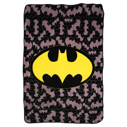 DC Comics Batman warme Fleecedecke leichte Kuscheldecke 120x150 cm - WS-Trend.de