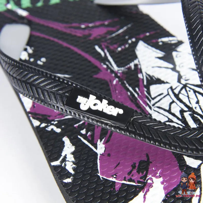DC Comics Joker Zehentrenner Sandalen - WS-Trend.de Batman Badeschuhe Latschen 40 bis 44