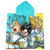 DragonBall Z Kinder Jungen Mikrofaser Poncho Badeponcho 55x55 cm