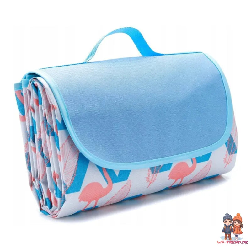 Picknick Decke Stranddecke ungefaltet 145x200 cm gefaltet mit Tragegriff 20x30 - WS-Trend.de
