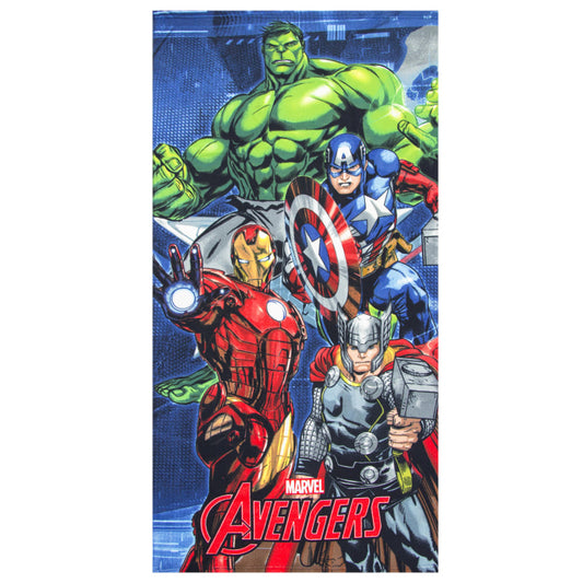 Marvel Avengers Mikrofaser Badetuch Strandtuch Duschtuch XL 70x140 Hulk Thor - WS-Trend.de
