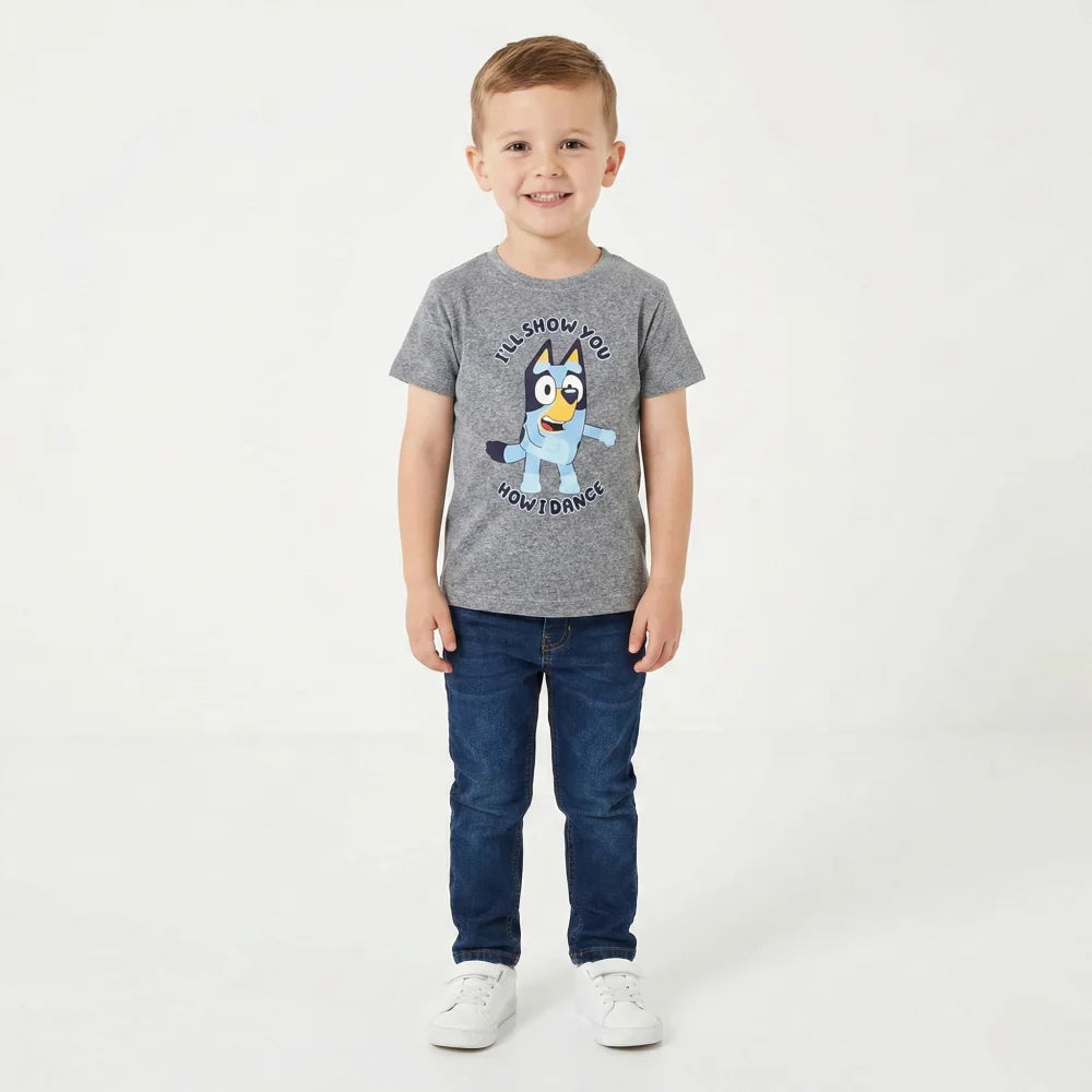 Bluey Bingo Kinder Jungen kurzarm T-Shirt Shirt - WS-Trend.de Größe 98 bis 116