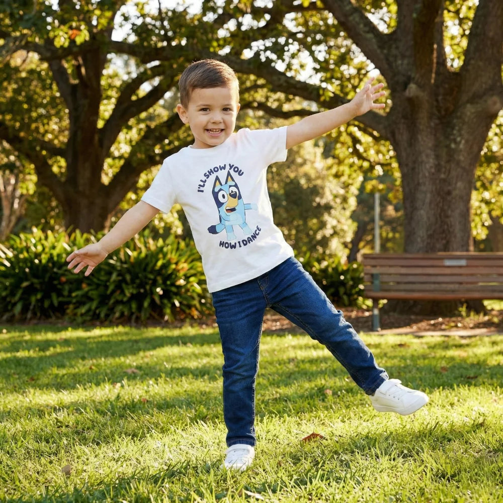 Bluey Bingo Kinder Jungen kurzarm T-Shirt Shirt - WS-Trend.de Größe 98 bis 116