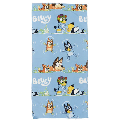 Bluey Bingo Kinder 3 tlg Set Bademantel Handtuch Handschuh Gr. 98 -128 - WS-Trend.de