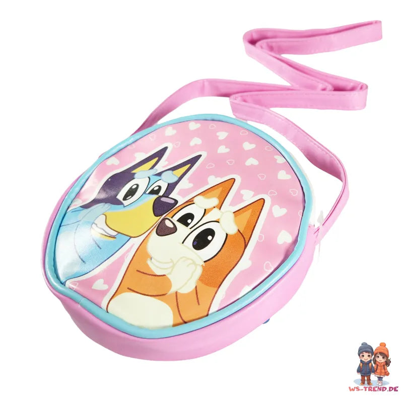 Bluey Bingo Kinder Mädchen Handtasche Umhängetasche Tasche D 15 cm - WS-Trend.de