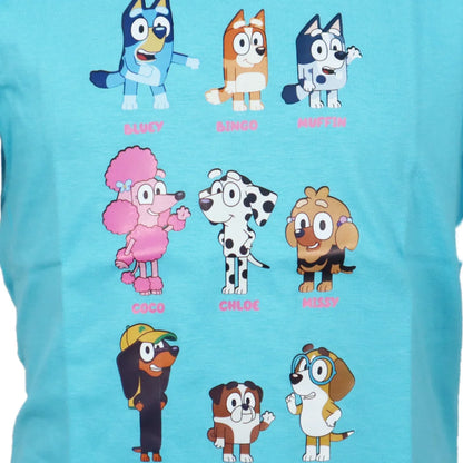 Bluey Bingo Kinder Mädchen kurzarm T-Shirt Shirt - WS-Trend.de Größe 92 bis 116 Baumwolle