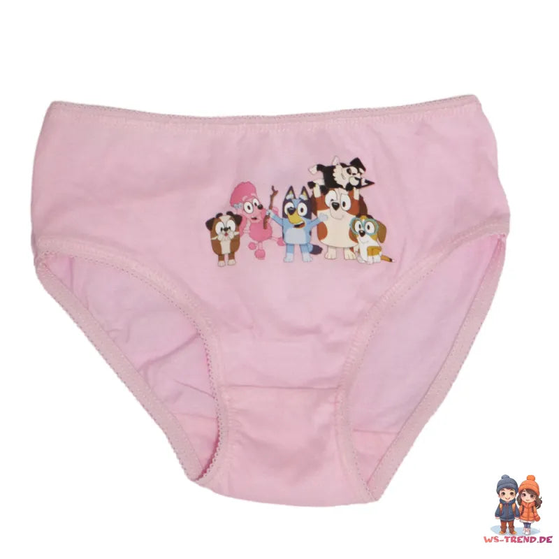 Bluey Bingo 3er Pack Slips Kinder Mädchen Unterwäsche - WS-Trend.de 98-128 Baumwolle
