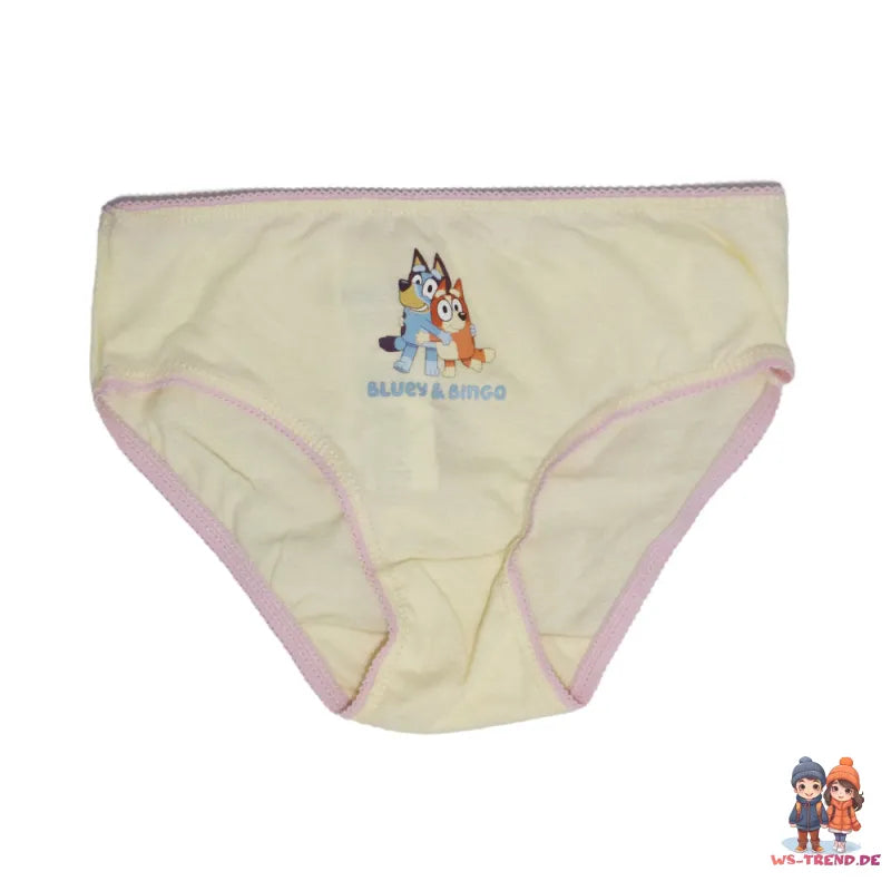 Bluey Bingo 3er Pack Slips Kinder Mädchen Unterwäsche - WS-Trend.de 98-128 Baumwolle