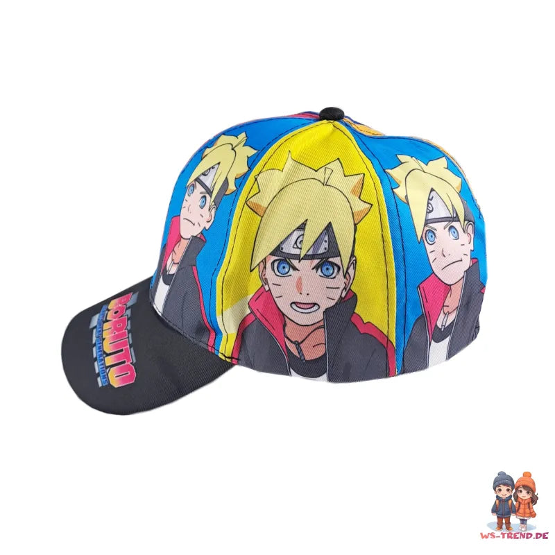 Anime Boruto Fullprint Basecap - WS-Trend.de Baseball Kappe Mütze Gr. 55 Jungen