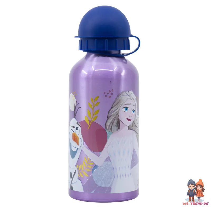 Disney Die Eiskönigin Alu Sportflasche Wasserflasche Trinkflasche Flasche 400 ml - WS-Trend.de