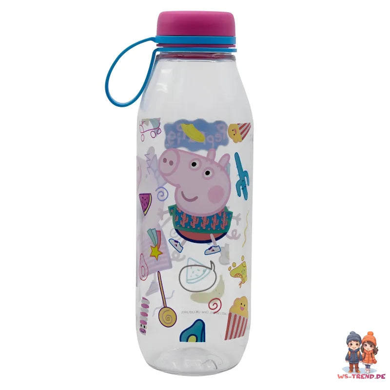 Peppa Wutz George Kinder Wasserflasche Trinkflasche Flasche 650 ml - WS-Trend.de