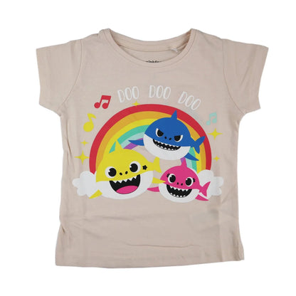 Baby Shark Hai Kinder Mädchen Schlafanzug - WS-Trend.de Pyjama kurz 92-116 100% Baumwolle