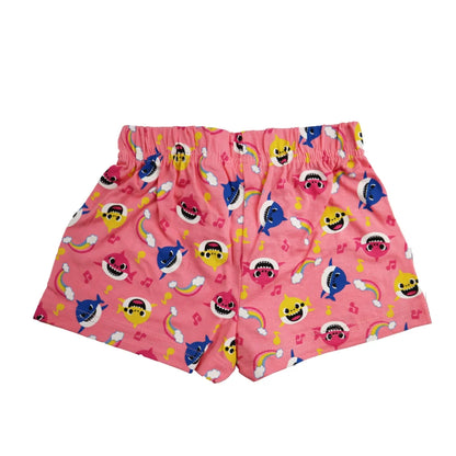 Baby Shark Hai Kinder Mädchen Schlafanzug - WS-Trend.de Pyjama kurz 92-116 100% Baumwolle