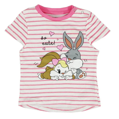 Bugs und Lola Bunny Baby Mädchen Sommerset Shorts plus T-Shirt - WS-Trend.de Gr. 62-86