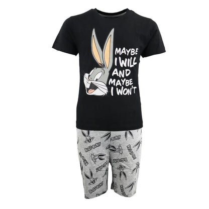 Bugs Bunny Kinder Schlafanzug Pyjama kurzarm - WS-Trend.de kurz Sleepwear 104-134 baumwolle
