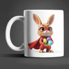 Osterhase Superheld Ostereier Ostern Kaffeetasse Teetasse Tasse Geschenkidee