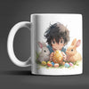 Anime Osterhase Ostereier Ostern Kaffeetasse Teetasse Tasse Geschenkidee