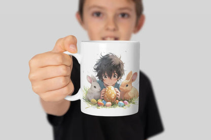 Anime Osterhase Ostereier Ostern Kaffeetasse Teetasse Tasse Geschenkidee - WS-Trend.de
