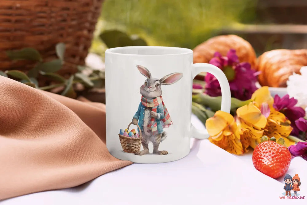 Osterhase Vintage Ostereier Ostern Kaffeetasse Teetasse Tasse Geschenkidee - WS-Trend.de