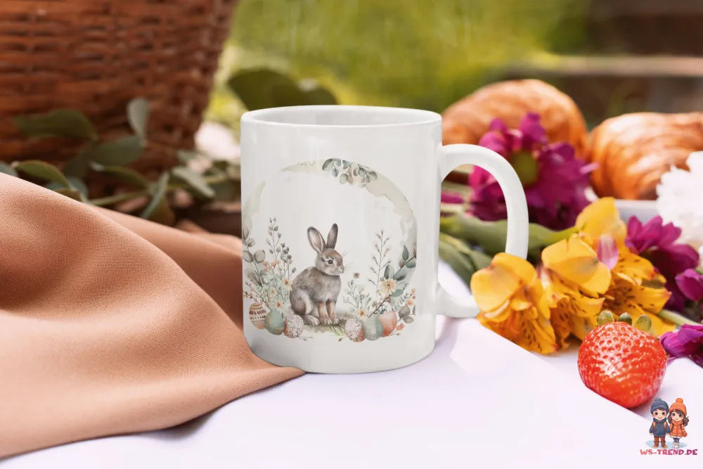 Osterhase Vintage Ostereier Ostern Kaffeetasse Teetasse Tasse Geschenkidee - WS-Trend.de