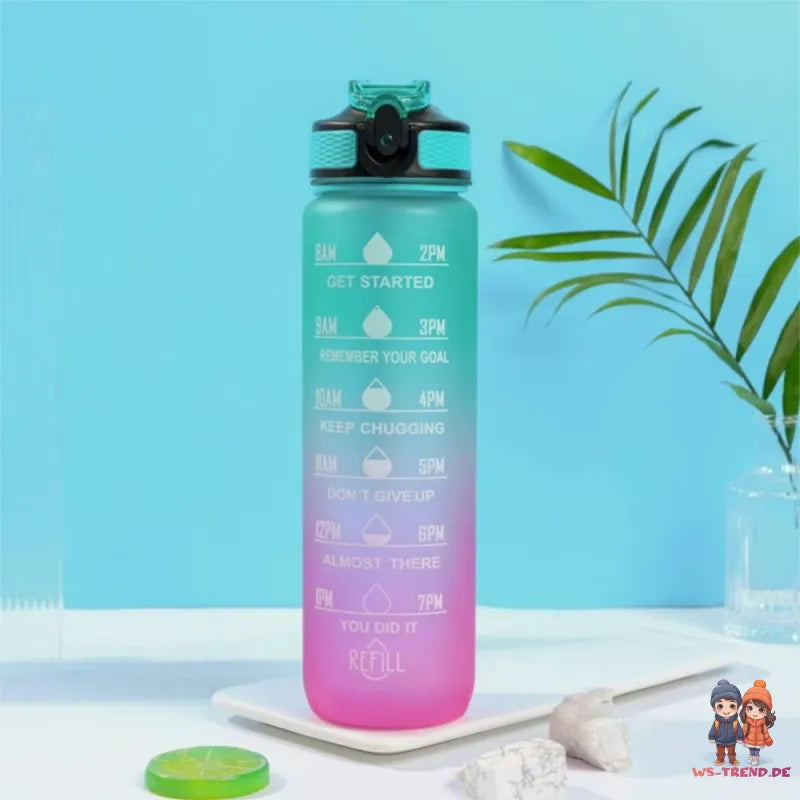 XL Sportflasche Wasserflasche Trinkflasche Flasche 1000 ml - WS-Trend.de