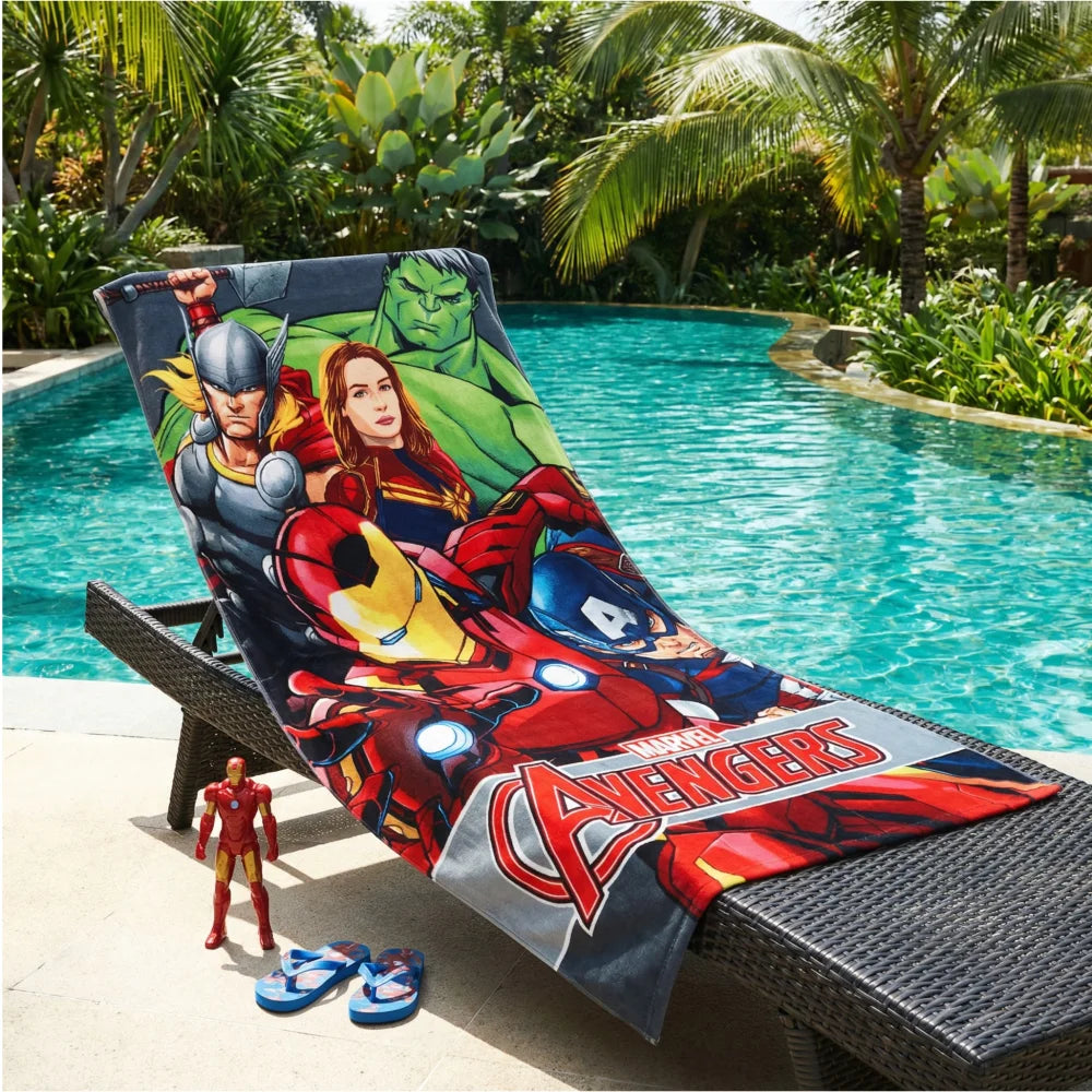 Marvel Avengers Mikrofaser Strandtuch Badetuch XL 70x140 cm - WS-Trend.de