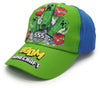 Minecraft Creeper Jungen Basecap Baseball Kappe Mütze Gr. 54 bis 56 - Blau, 54