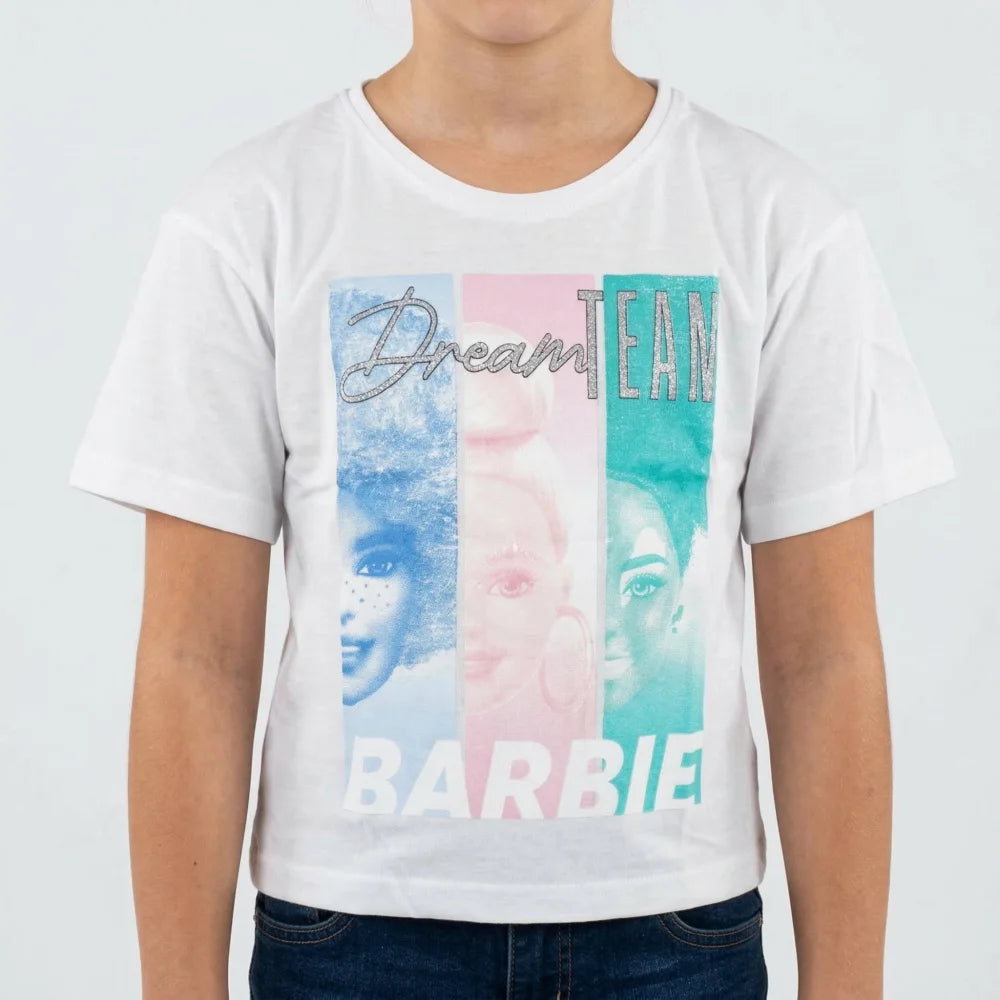 Barbie and Friends Mädchen T-Shirt kurzarm Shirt - WS-Trend.de Gr. 134-164 100% Baumwolle