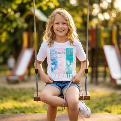 Barbie and Friends Mädchen T-Shirt kurzarm Shirt - WS-Trend.de Gr. 134-164 100% Baumwolle