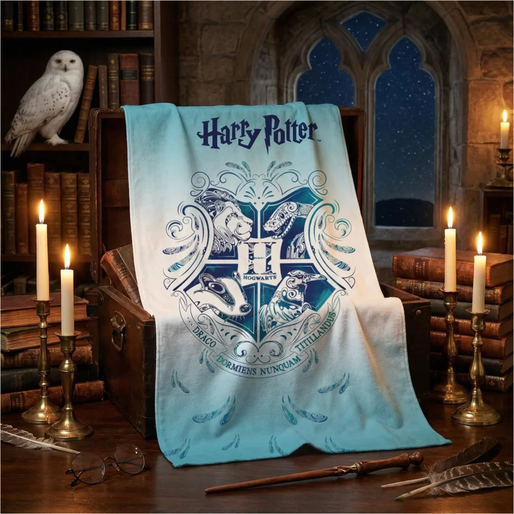 Harry Potter Hogwarts Mikrofaser Badetuch Strandtuch - WS-Trend.de Duschtuch Handtuch XL 70x140 cm