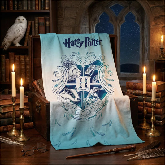 Harry Potter Hogwarts Mikrofaser Badetuch Strandtuch - WS-Trend.de Duschtuch Handtuch XL 70x140 cm