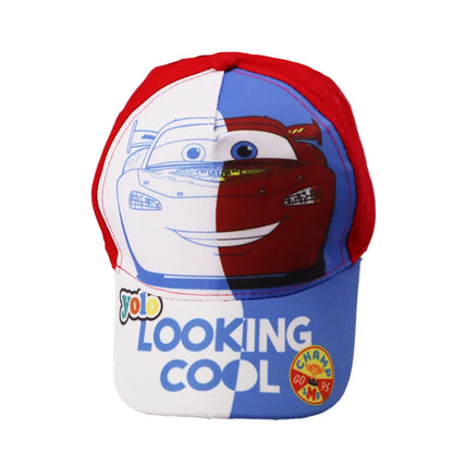 Cars Disney Pixar - Kinder Baseball Kappe - WS-Trend.de - Basecaps für Jungen Blau Rot