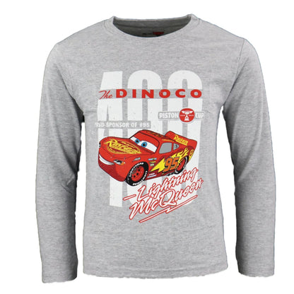 Disney Cars Lighntning McQueen Kinder langarm T-Shirt - WS-Trend.de Jungen 98 - 128 Baumwolle