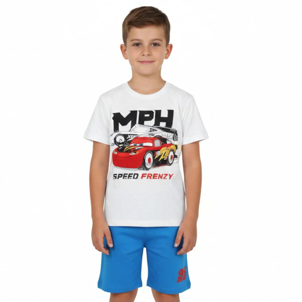 Disney Cars Lightning McQueen Kinder Pyjama Schlafanzug - WS-Trend.de 98-128 Baumwolle