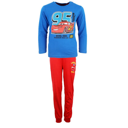 Disney Cars Lightning McQueen Kinder lang Pyjama Schlafanzug - WS-Trend.de 98-128 Baumwolle
