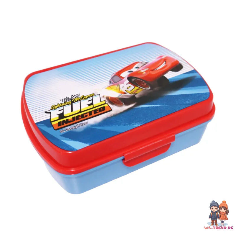Disney Cars Lightning McQueen 2 teiliges Lunch Set - Brotdose Trinkflasche 430ml - WS-Trend.de