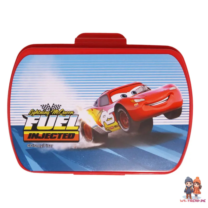 Disney Cars Lightning McQueen 2 teiliges Lunch Set - Brotdose Trinkflasche 430ml - WS-Trend.de