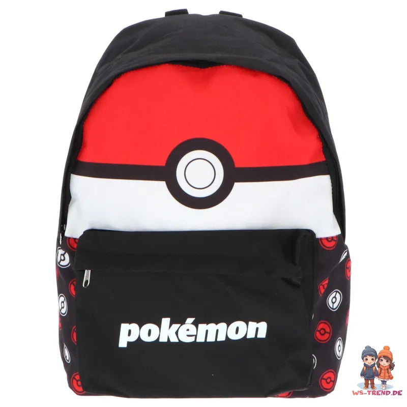 Pokemon Pokeball Jungen Rucksack Schultasche Gr. 40x30x15 cm - WS-Trend.de Backpack Tasche