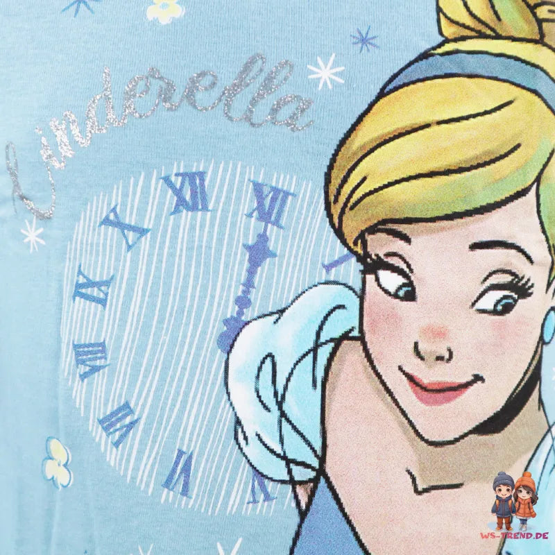 Disney Cinderella Kinder Mädchen langarm T-Shirt - WS-Trend.de - 98 bis 128 Baumwolle